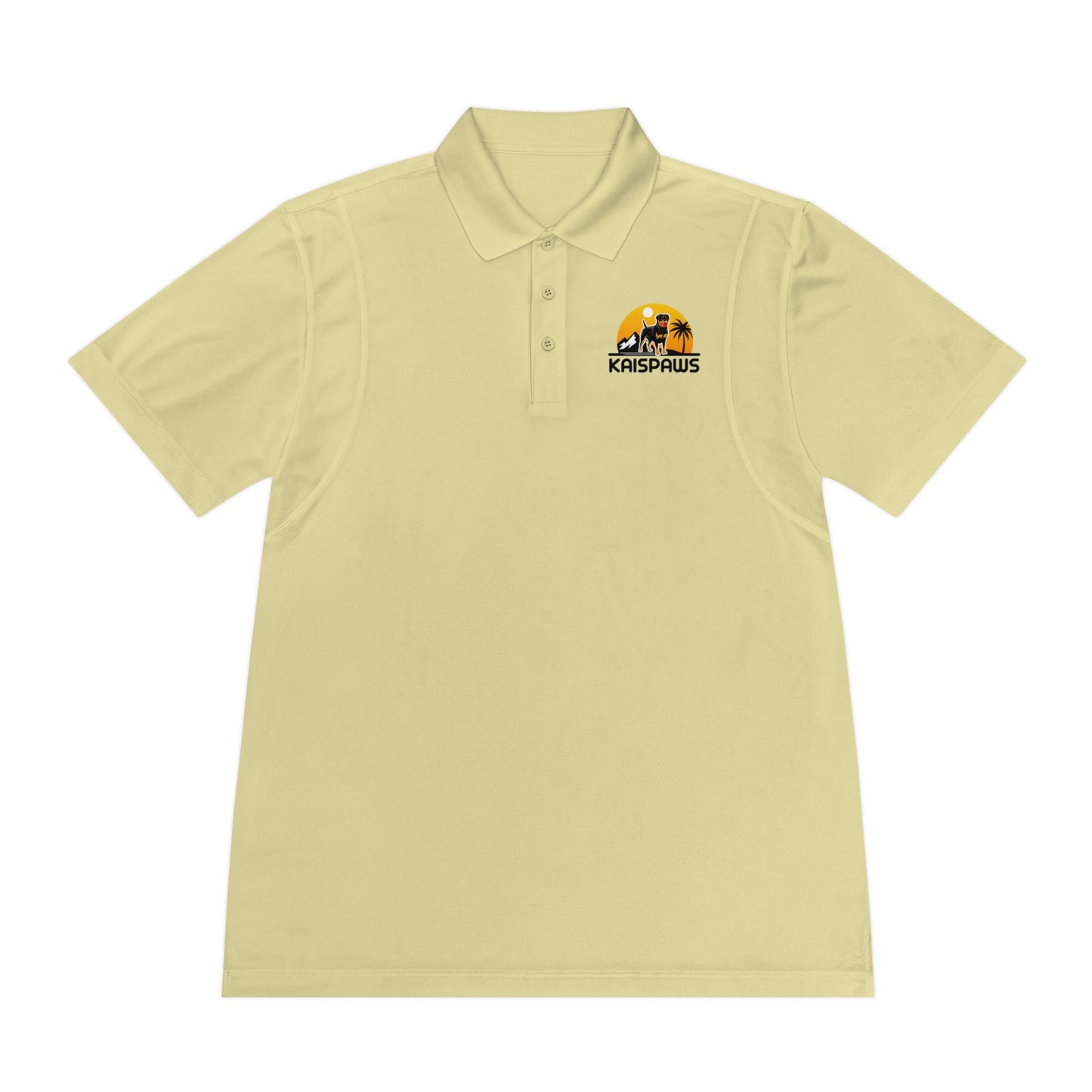 Men's Sport Polo Shirt - 'KaisPaws' Casual Activewear for Dog Lovers