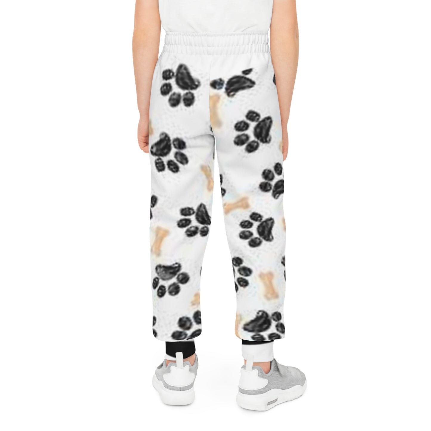Youth Pet-Themed Joggers, Animal Lover's Joggers, Cozy Paw Print Pants for Kids, Dog Bone Pattern Sweatpants, Gift for Young Animal [...]